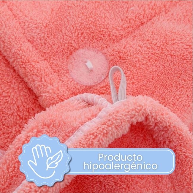 Toalla de Microfibra para Cabello Húmedo - Secado Rápido y Protección Total